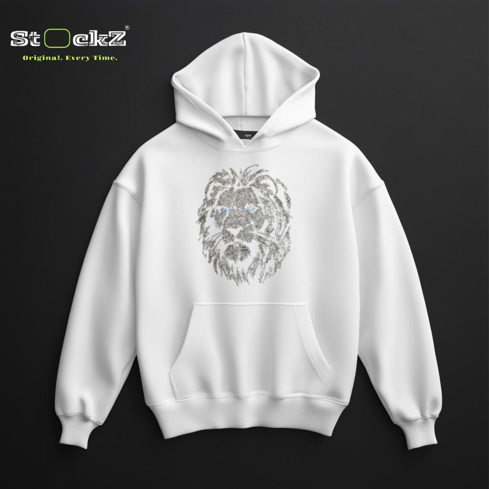 Black Hoodie Lion Premium Design